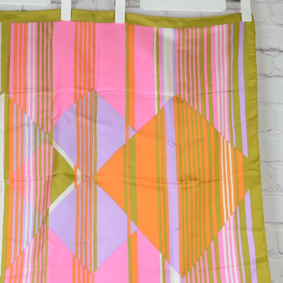 VTG DIOR Geometric Silk Twill Scarf - Picture 5 of 14